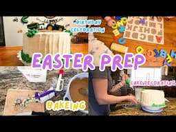 Easter Prep Vlog | Cake Decorating 🎂 | Birthday Celebration |