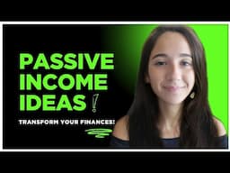Passive Income Ideas! Transform  Your Finances!