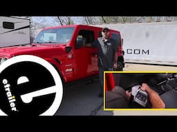 etrailer | Blue Ox Patriot Portable Flat Tow Brake System DIY Installation - 2024 Jeep Wrangler 4xe