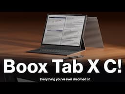 Just How Much does the Stylus Matter Anyway - the Boox Tab X C is Finally Here!