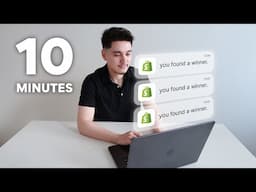 how i find winning dropshipping products in 10 minutes.