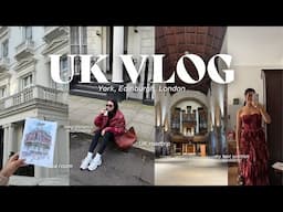 UK VLOG 🇬🇧 visiting my boyfriend in the uk 🫖🥰☁️ York, Edinburgh, London