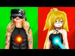 putting my gf in vrchat (with full body tracking)
