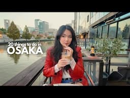 20 Unique Things to Do in OSAKA in 2025 🤯🇯🇵 (DJI OSMO Pocket 3)