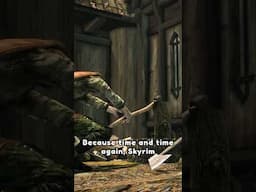 Why does Skyrim start with a black screen? #gaming #skyrim #oblivion