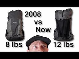 Is backpacking gear getting heavier?