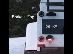 GLOHH GL-2x LED Tail Lights With 2X Brightness In Action On A Defender