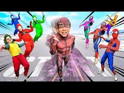 TEAM SPIDER-MAN vs BAD GUY TEAM || Rescue Spiderman From JOKER & Color BAD-HERO Team!! (Live Action)