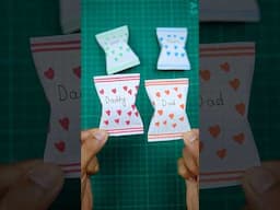 Love You Dad ❤ Homemade fathers day gifts idea - Easy paper crafts
