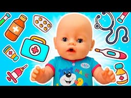 What's happened to the baby doll? Baby dolls videos for kids with toys for kids.
