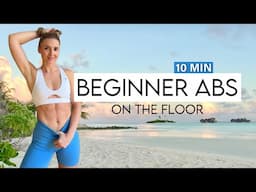 10 MIN TOTAL BEGINNER AB workout, short and sweet - No Repeat, No Equipment, Burn Calories