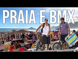 É POSSÍVEL ANDAR DE BIKE NO CALOR DO RIO DE JANEIRO?! 🥵 Fugimos para a praia!
