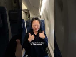 A TRAVEL ESSENTIAL for the best sleep on a long haul flight!
