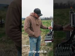 Full Control Post Driver: 180° Slew + 16" Side Shift in Action