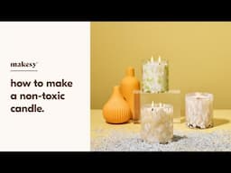 how to make a non-toxic candle 🕯🌿