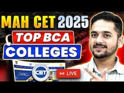 🤩MAH CET Top Colleges ✅MAH CET BCA Admissions! MAH CET 2025! #bca #mahcet2025  #mhtcet  #bcacourse