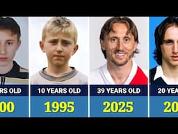 Luka Modrić Transformation From 1 to 39 Years Old
