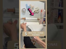 ✅5  ideas Inteligentes  Para Cocinas Pequeñas😅#Home #bath #decoration  #tips #ideas
