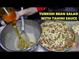 How to Make Antalya-Style Bean Piyaz with Tahini Sauce