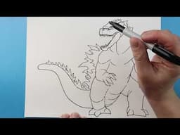 How to Draw Evolved Godzilla Blast