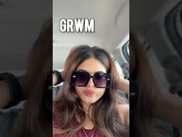 GRWM IN CAR 🚗 #grwm #grwmoutfit #summerbeautytips #summermakeup #makeupforbeginners #makeuphacks