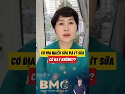 Có cơ địa nhiều sữa và ít sữa không ? #bssuameanhthy #kichsua #codiaitsua