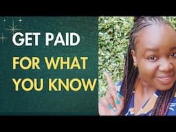 How to MONETIZE your Knowledge, Skills and Experience through DIGITAL PRODUCTS