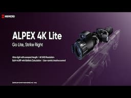 HIKMICRO ALPEX 4K LITE Airgun Digital Day & Night Vision Scope