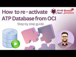 How to re-activate ATP databse from OCI Console/ Remove hibernate ATP #oic #education #atp #ftp