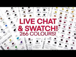 LIVE Chat & Swatch! 266 Daniel Smith Dot Card!