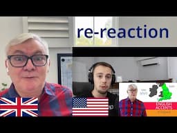 Brit reacts to American reacting to his accents video