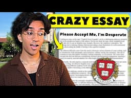 I Found the Craziest College Essay Ever... And It Worked
