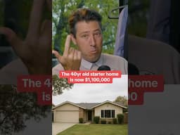 Starter home in my neighborhood just hit $1.1M 🤯🤯 #buyingahome #realestateinvesting #politics