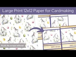 Idea for Large Print 12x12 Paper on Cards