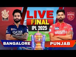 🔴 IPL FINAL : RCB vs PBKS | Live Cricket Match Score & Commentary | Bengaluru vs Punjab, IPL Live