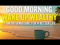 WAKE UP WEALTHY💵 - 5 Min I AM Affirmations for Abundance