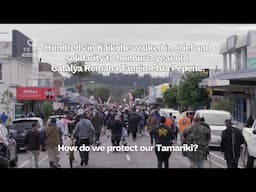 How do we keep our most vulnerable safe? People of Kaikohe march in grief and solidarity.