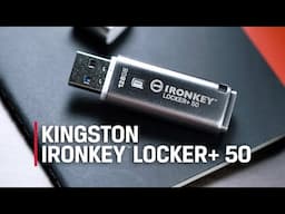XTS-AES 256-bit Encryption – Kingston IronKey™ Locker+ 50 Encrypted USB Drive