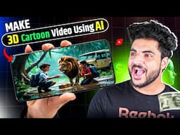 3D Cartoon videos using AI | AI se video kaise banaye Free  | No face No voice Youtube Channel Ideas