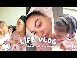 Vlog | Braiding My Daughters Hair, Eyebrow Lamination & Preparing To Say Goodbye !!