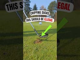 ‼️CHIPPING HACK‼️ - If you’re thinning & fatting the golf ball LOOK 👀 no further… #golf #golftips
