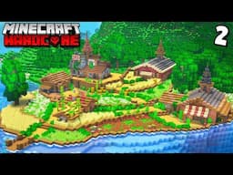 I Built 5 Aesthetic Farms in Minecraft Hardcore!