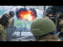 U.S. Navy Drop the Hammer - Houthi Base Wiped Off the Map