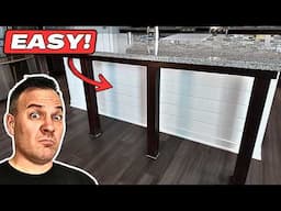 From Builder-Grade to Stunning: DIY Kitchen Island Makeover!