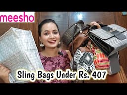 *Under Rs. 407* Bags From Meesho 💕| Sling Bags ,Jewellery Organiser ,Office Bags | Neema's Corner