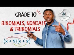 How to find the product of Monomials, Binomials & Trinomials | Grade 10