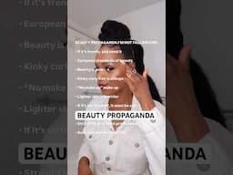 Not doing it! What about you? #beauty #propaganda #beautytips #hairinspo #beautyinspiration