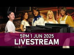 TAKE 2 SUNDAY Piano Livestream 5PM Slipping Through My Fingers - ABBA, Sub Vita Tim Garland