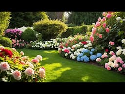 Relaxing Space Design Ideas 🌸 | Beautiful Flower Garden Inspiration for Your Home