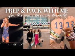 Prep & Pack With Me - Eras Tour in Toronto N3 | Traveling w/ a Personal Carry-on - What’s in my Bag